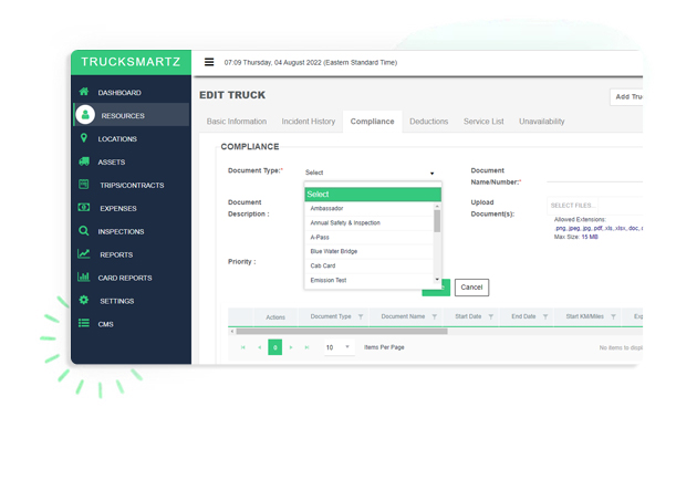 fleet management software for document management